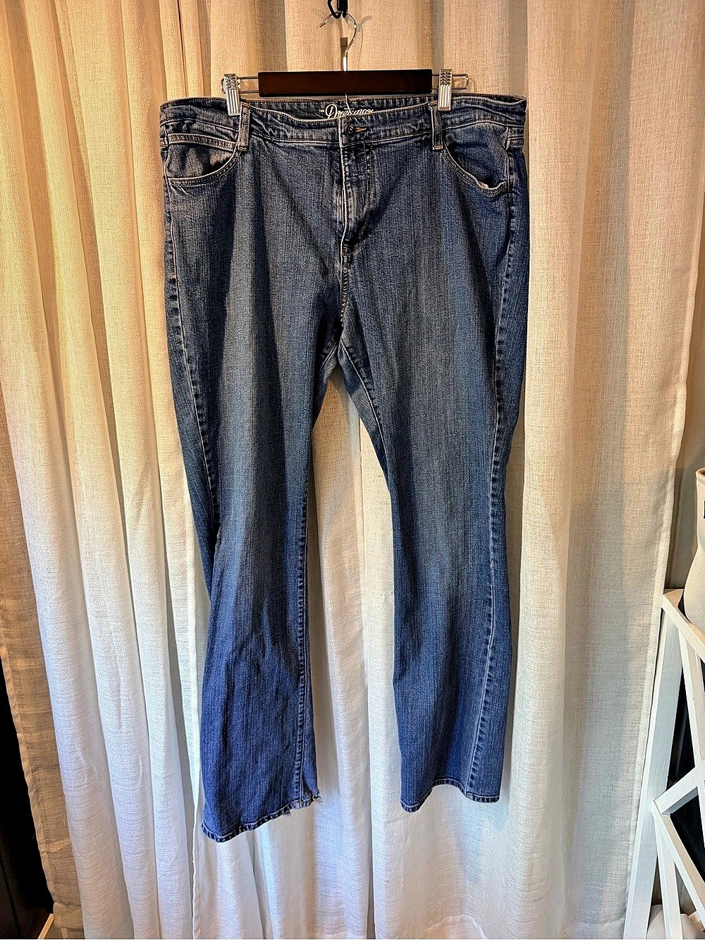 Old Navy Drammer Straight Leg Jeans Blue Size 18 Tall